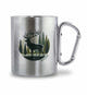 Offline Hirsch | Edelstahltasse mit Karabinergriff