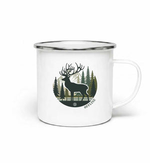 Offline Hirsch | Emaille Tasse