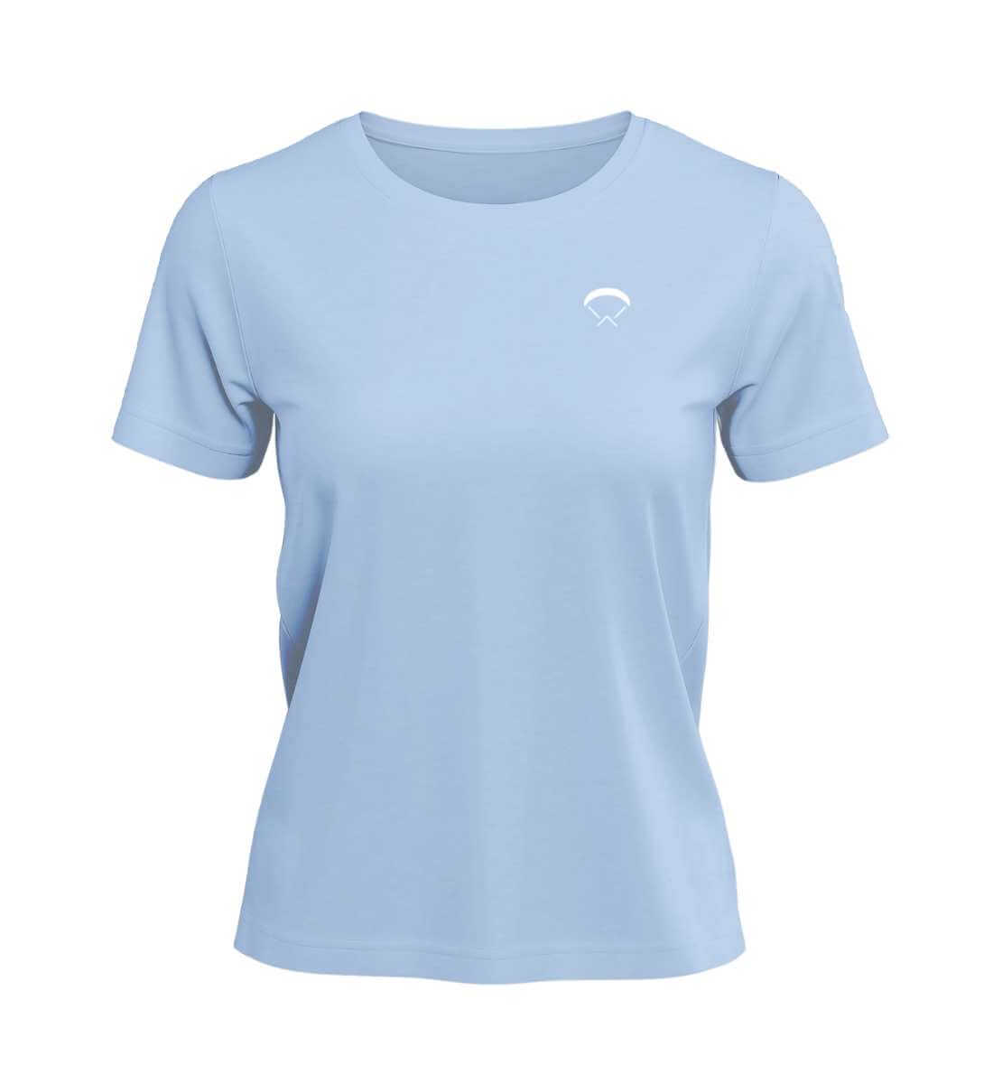Paraglider | Damen Premium Organic T-Shirt (Stick) in Blue Soul von Rad&Rucksack