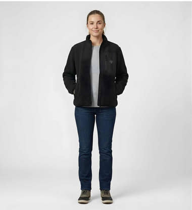 Sherpa Outdoor Teddyfleece Jacke Ansicht 15 – Produktbild (350 g/m² Sherpa-Teddyfleece mit Stick) von Rad&Rucksack