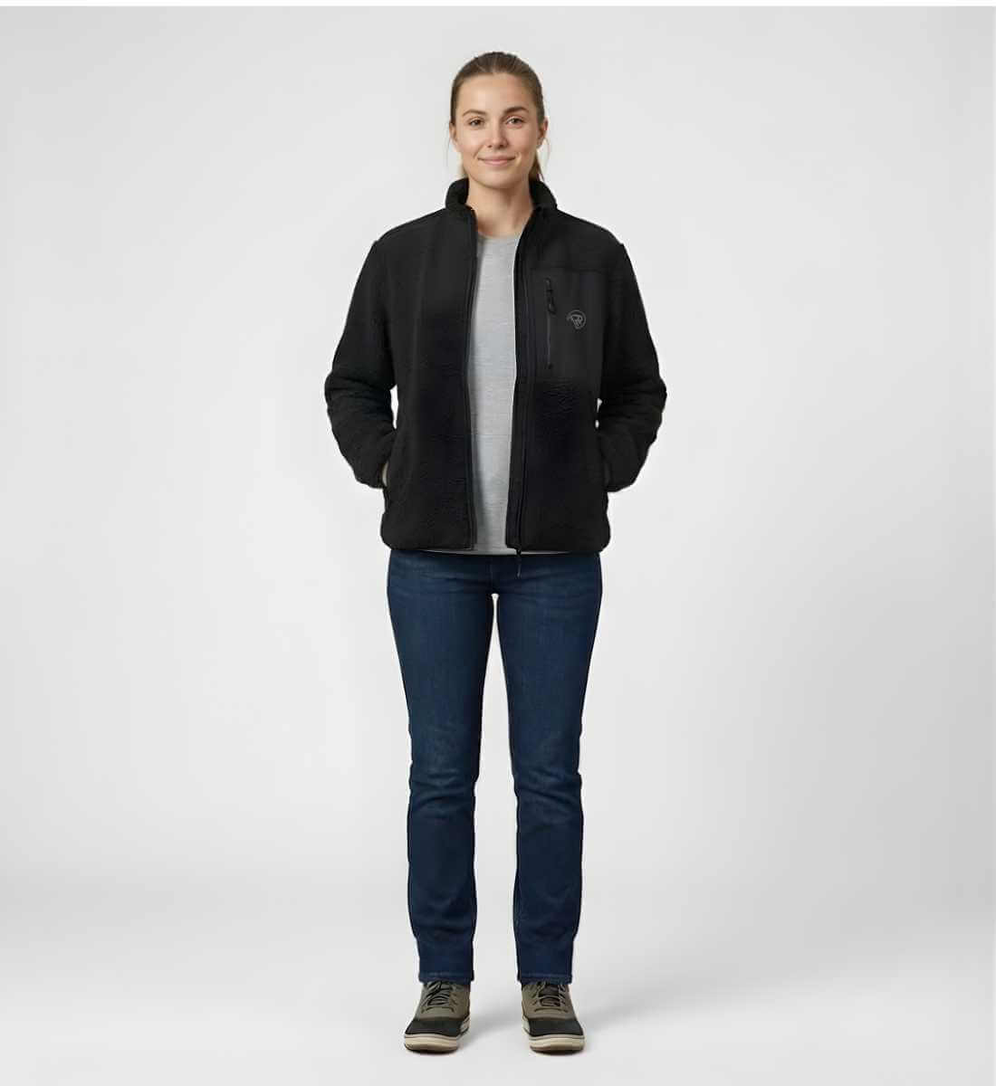 Rad&Rucksack Sherpa Teddyfleece Jacke | Warme Fleecejacke für Outdoor & Freizeit von Rad&Rucksack - Ansicht 13