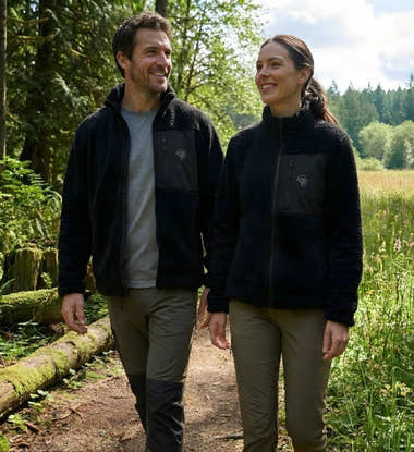 Sherpa Outdoor Teddyfleece Jacke Ansicht 18 – Produktbild (350 g/m² Sherpa-Teddyfleece mit Stick) von Rad&Rucksack