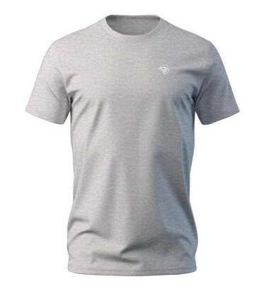 Bio Baumwolle Outdoor T-Shirt Herren in Grau-Melange (Heather Grey) – Produktbild (180 g/m² Fair & Vegan) von Rad&Rucksack