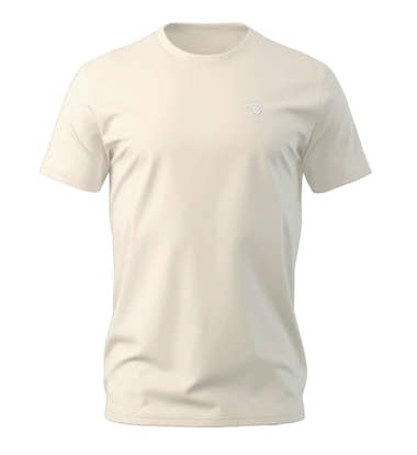 Rad&Rucksack Style T-Shirt Herren Naturweiß (Natural Raw) – Produktbild (100% Bio-Baumwolle) von Rad&Rucksack