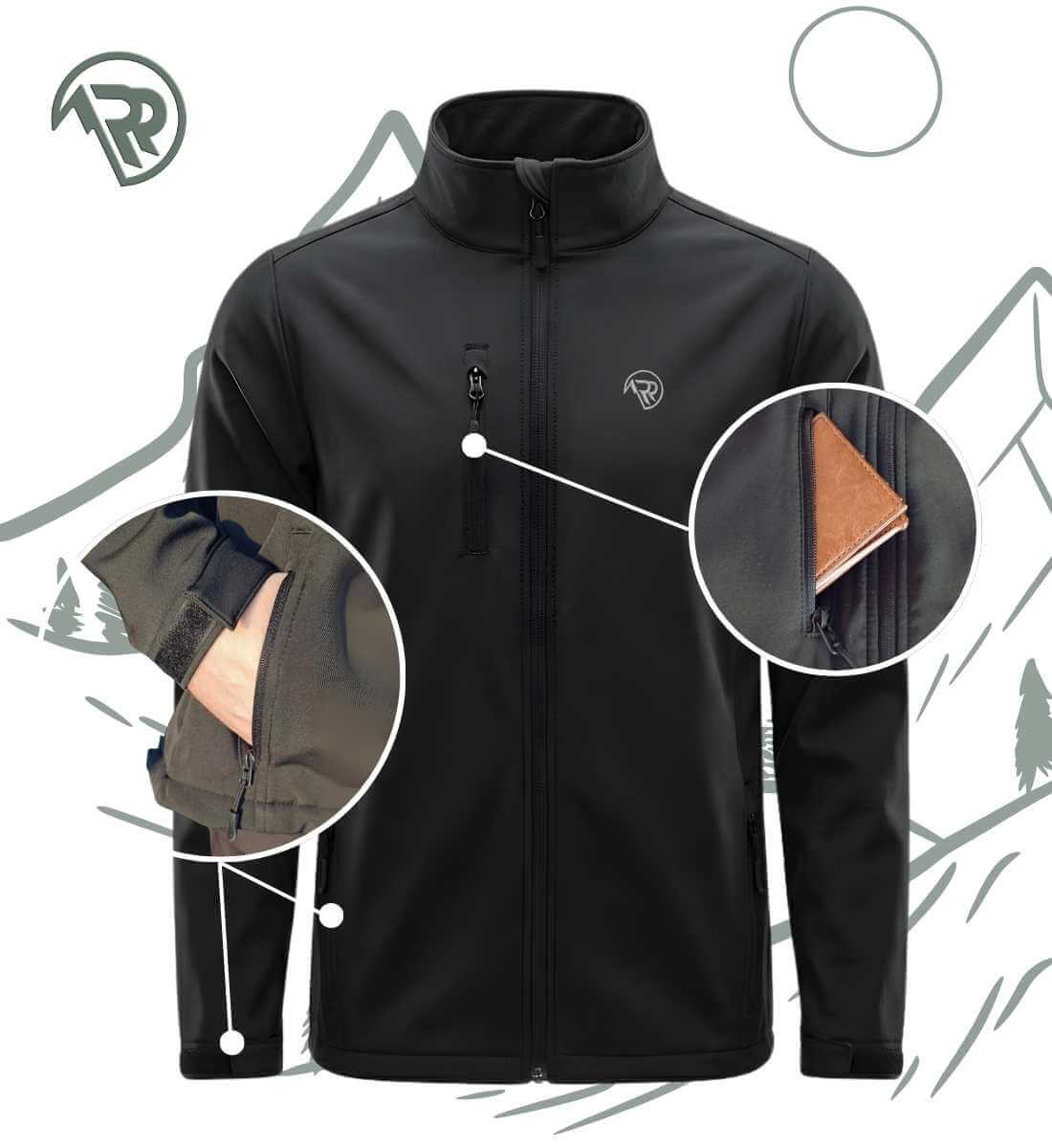 Rad&Rucksack Style | Outdoor Softshell Jacke von Rad&Rucksack - weitere Modelansicht 2