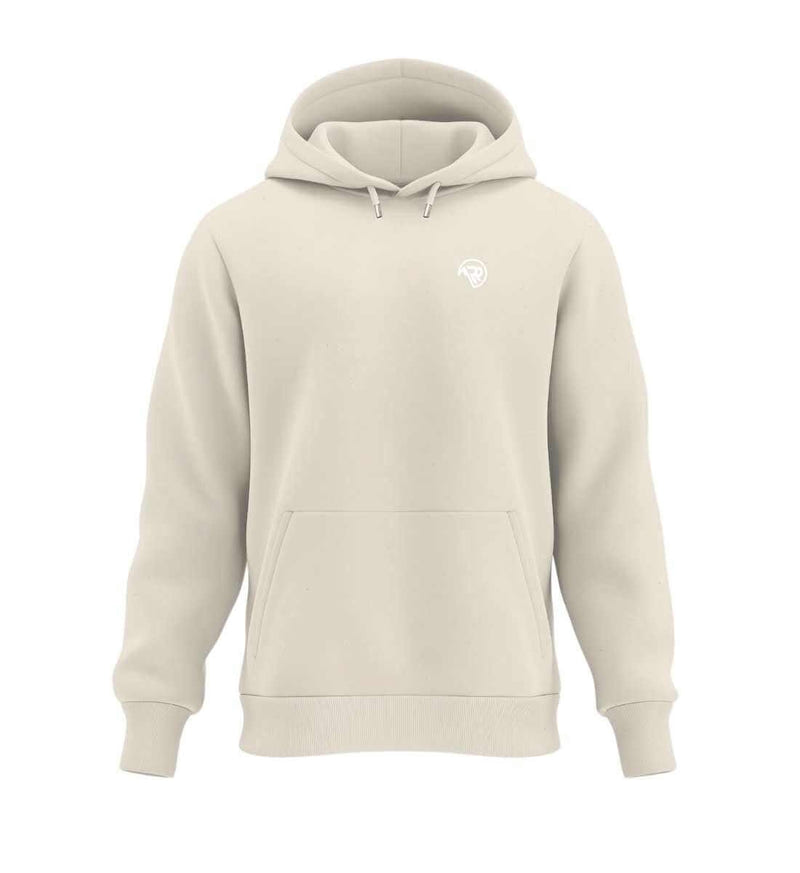 Outdoor Hoodie Unisex in Naturweiß (Natural Raw) – Produktbild (350 g/m² Bio-Baumwolle) von Rad&Rucksack