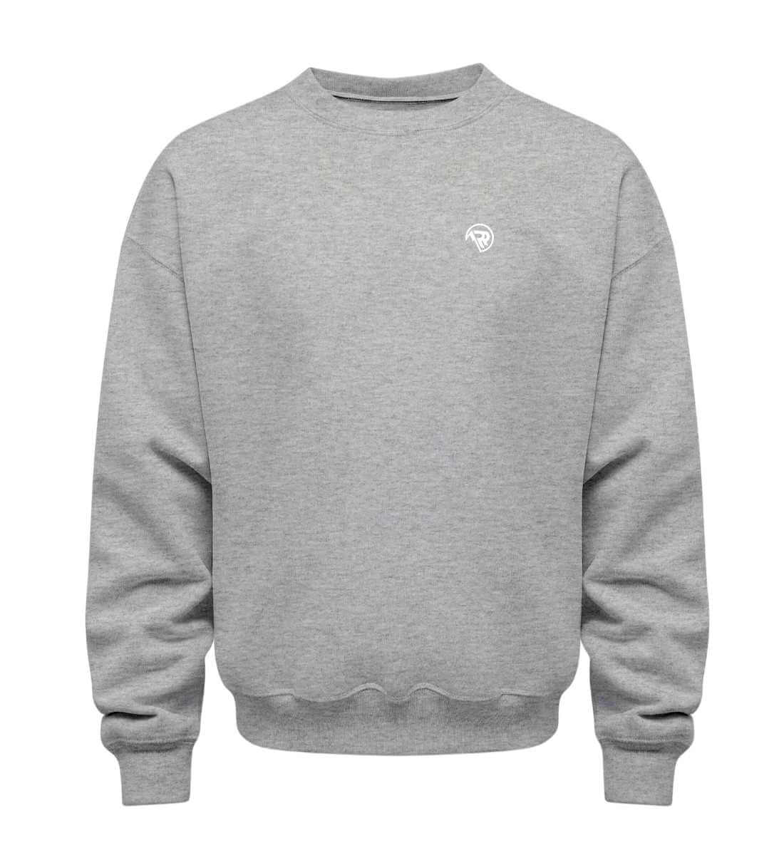 Rad&Rucksack Style | Unisex Organic Pullover in Heather Grey von Rad&Rucksack