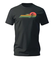 Rennrad T-Shirt Herren Schwarz – Produktbild (100% Bio-Baumwolle) von Rad&Rucksack