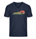 Rennrad | Herren V-Neck Premium Organic T-Shirt