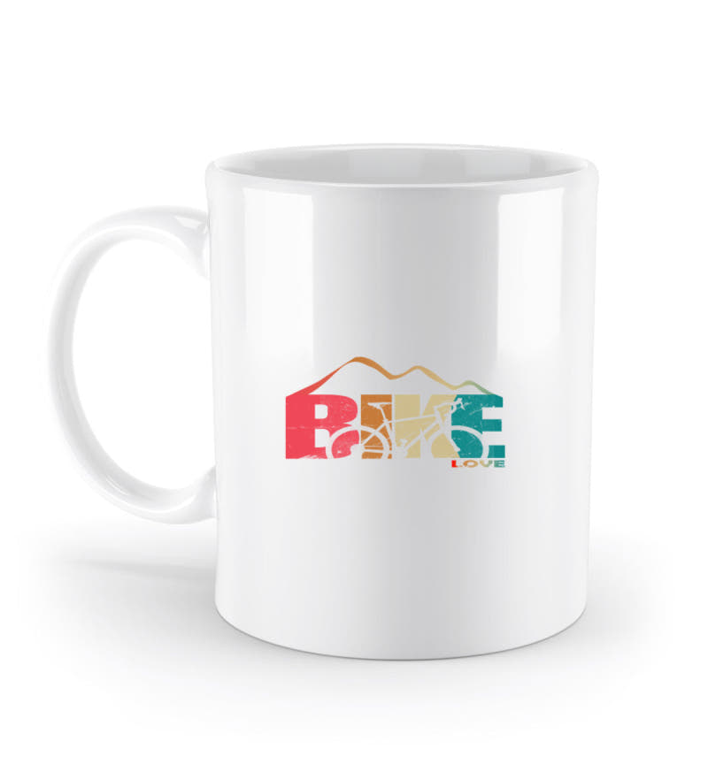 Rennrad Love | Kaffeetasse in Weiß von Rad&Rucksack
