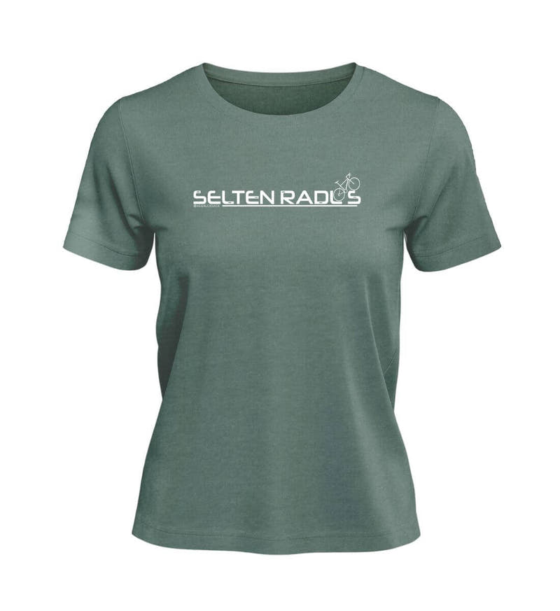 Selten-radlos | Damen Premium Organic T-Shirt in Green Bay von Rad&Rucksack