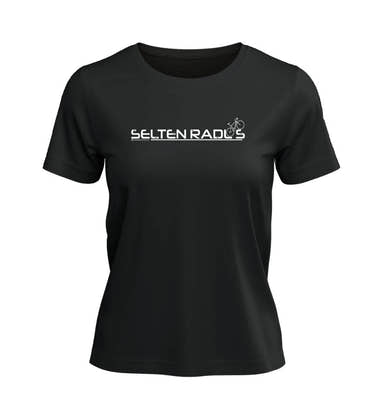 Selten-Radlos T-Shirt Herren Schwarz – Produktbild (100% Bio-Baumwolle) von Rad&Rucksack