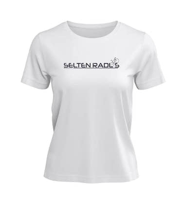 Selten-Radlos T-Shirt Herren Weiß (White) – Produktbild (100% Bio-Baumwolle) von Rad&Rucksack