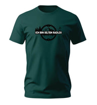 Selten Radlos T-Shirt Herren Tannengrün (Glazed Green) – Produktbild (100% Bio-Baumwolle) von Rad&Rucksack