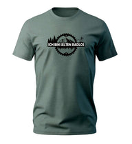 Selten Radlos T-Shirt Herren Meeresgrün (Green Bay) – Produktbild (100% Bio-Baumwolle) von Rad&Rucksack