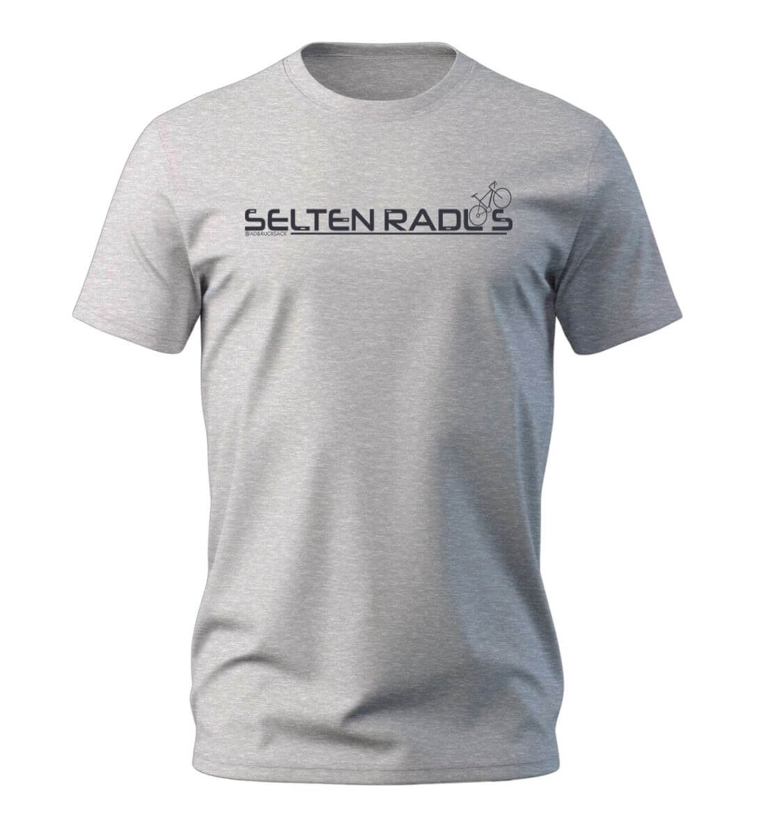 Selten-radlos | Herren Premium Organic T-Shirt in Heather Grey von Rad&Rucksack