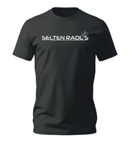 Selten-Radlos T-Shirt Herren Schwarz – Produktbild (100% Bio-Baumwolle) von Rad&Rucksack