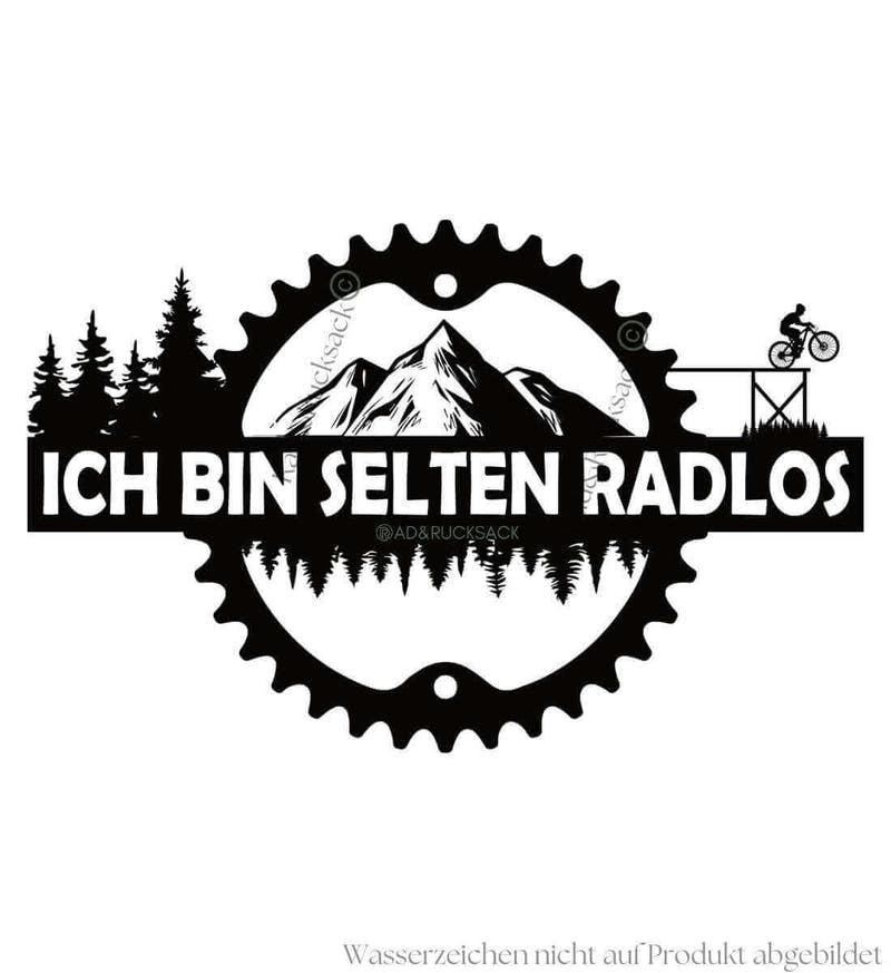 Selten Radlos | Unisex Organic Pullover von Rad&Rucksack - am Model präsentiert