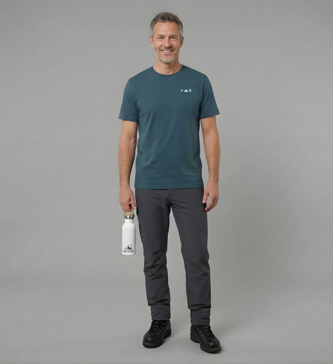 Sonne Berg Bier | Herren Premium Organic T-Shirt (Stick) von Rad&Rucksack - Detailansicht