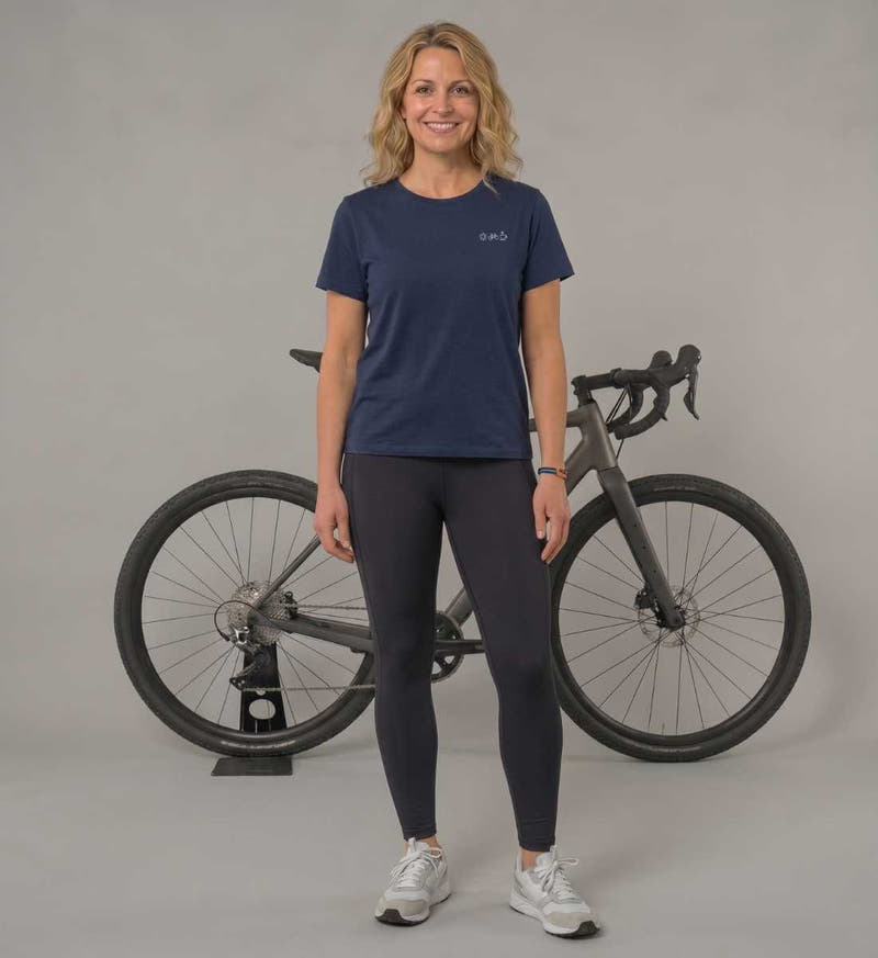 Sonne Bike Kaffee | Damen Premium Organic T-Shirt (Stick) von Rad&Rucksack - Detailansicht