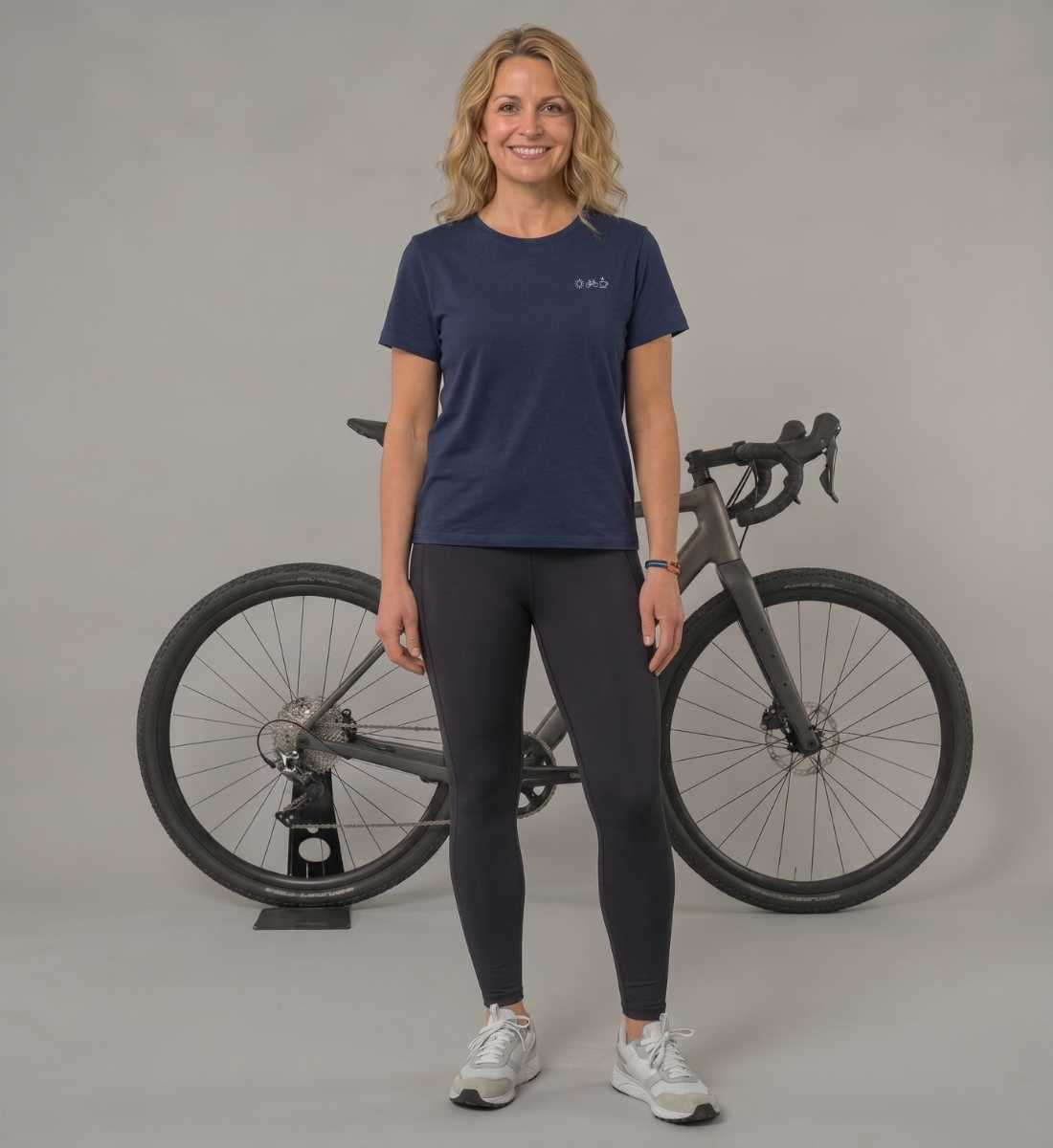 Sonne Bike Kaffee | Damen Premium Organic T-Shirt (Stick) von Rad&Rucksack - Detailansicht