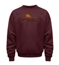 Sonnenuntergang Berg | Unisex Organic Pullover