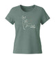 Take a breath | Damen Premium Organic T-Shirt (Fitted)