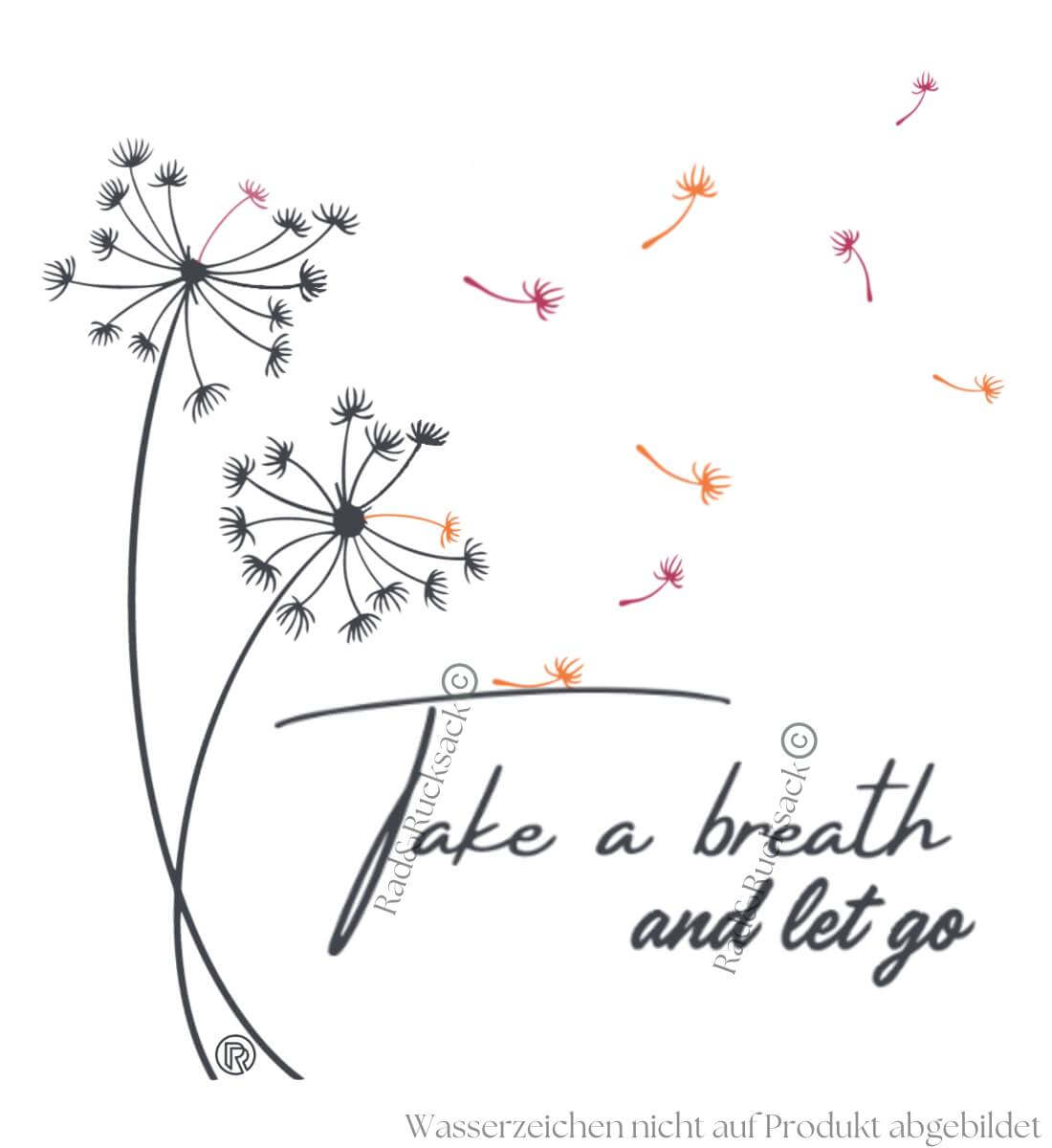 Take a breath | Damen Premium Organic T-Shirt von Rad&Rucksack - Detailansicht