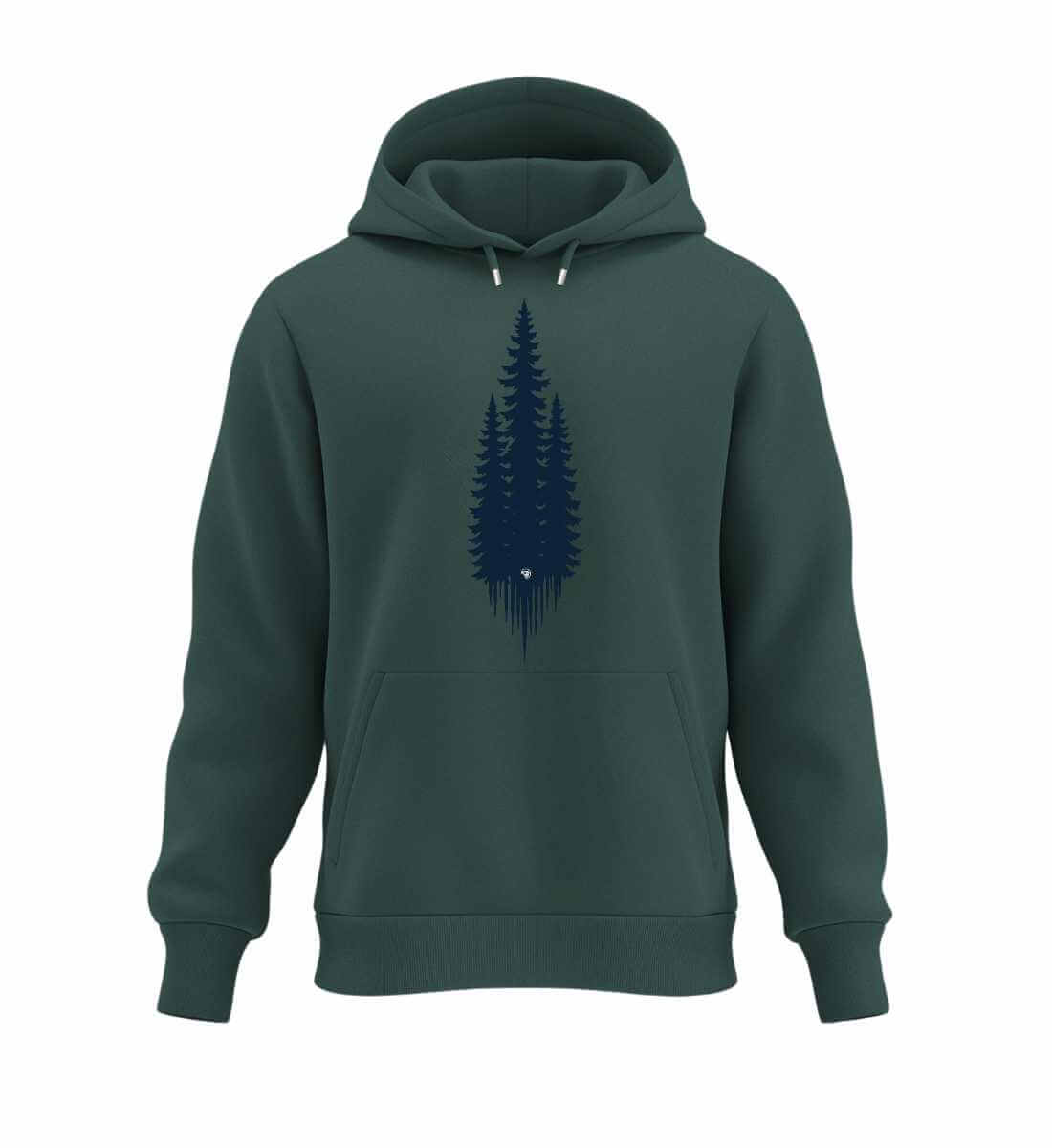 Tannen | Unisex Organic Hoodie in Glazed Green von Rad&Rucksack