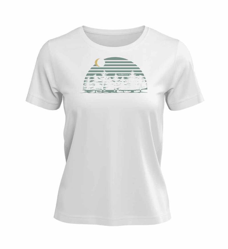 Tannenwald | Damen Premium Organic T-Shirt in White von Rad&Rucksack