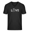 True Love | Herren V-Neck Premium Organic T-Shirt