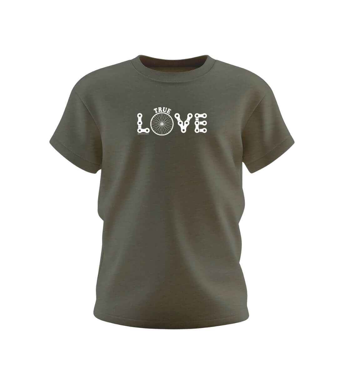 True Love Kids | Kinder Premium Organic T-Shirt in Khaki von Rad&Rucksack