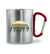 Wald | Edelstahltasse mit Karabinergriff