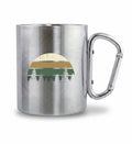 Wald | Edelstahltasse mit Karabinergriff