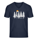 Wald Forest  | Herren V-Neck Premium Organic T-Shirt