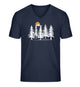 Wald Forest  | Herren V-Neck Premium Organic T-Shirt