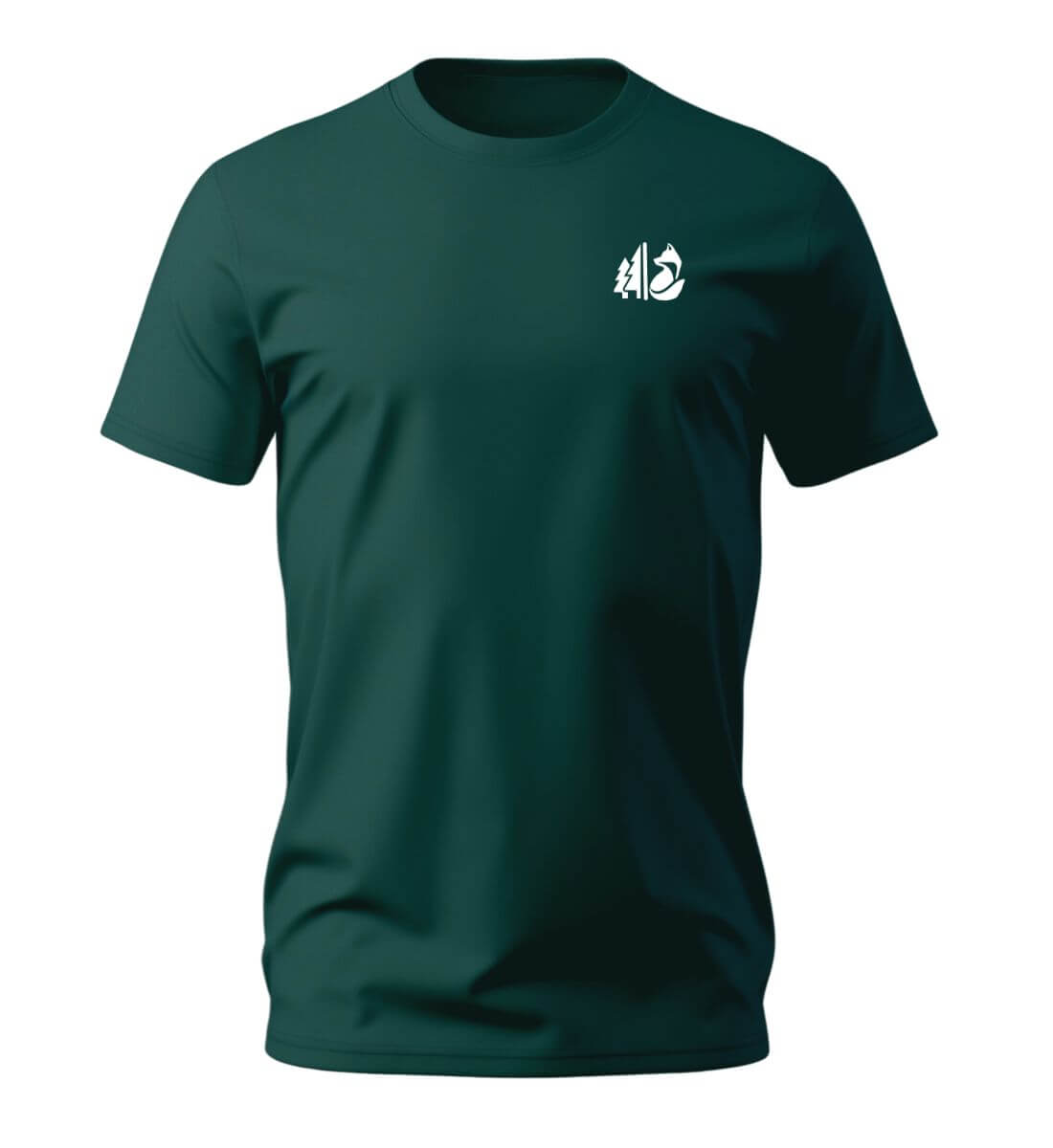 Wald Fuchs | Herren Premium Organic T-Shirt (Stick) in Glazed Green von Rad&Rucksack