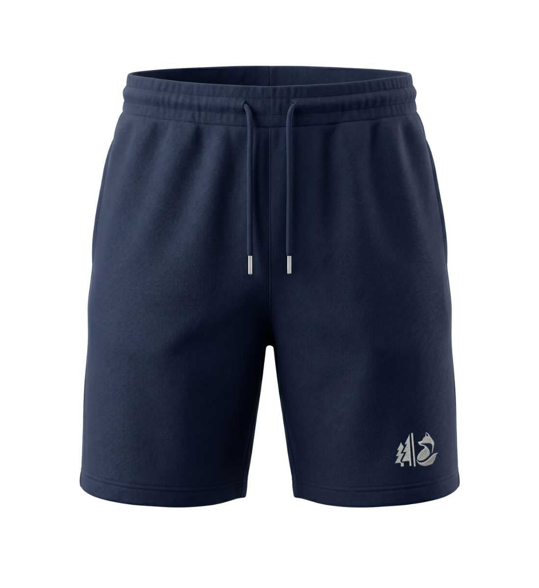 Wald Fuchs Stick  |  Unisex Organic Shorts in French Navy von Rad&Rucksack