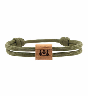 Wald | Nussholz Paracord Armband