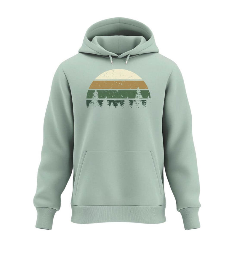 Wald Bio Hoodie in Salbeigrün (Aloe) – Produktbild (350 g/m² Bio-Baumwolle) von Rad&Rucksack