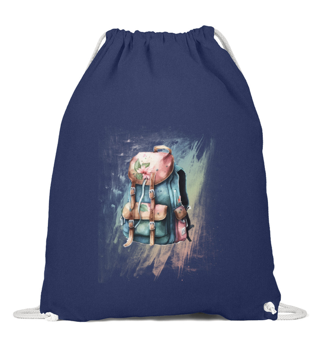 Wander-Rucksack | Baumwoll Gymsac in French Navy von Rad&Rucksack