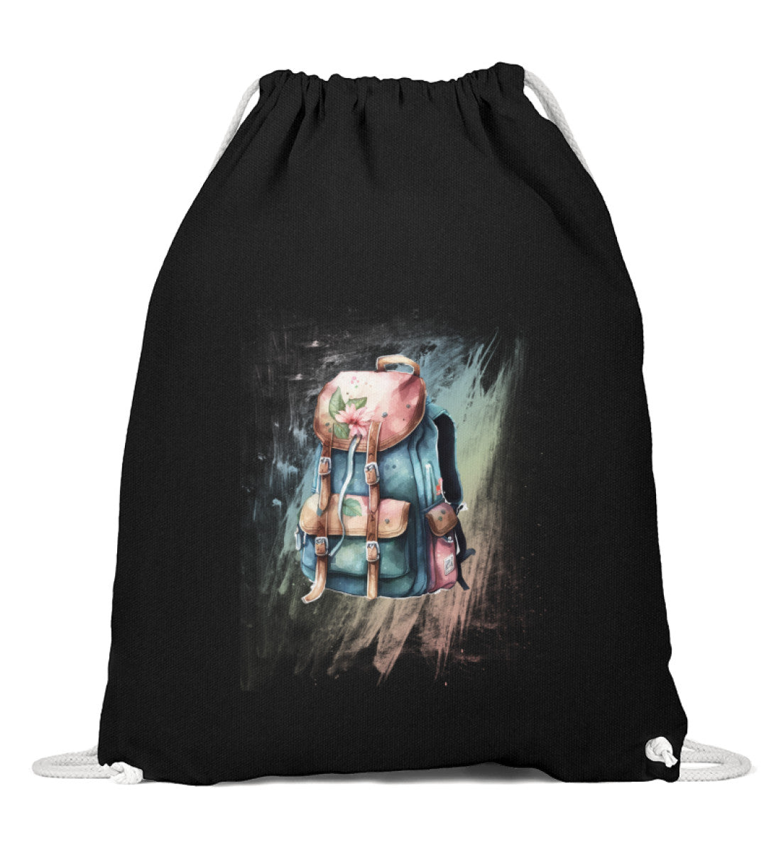 Wander-Rucksack | Baumwoll Gymsac in Schwarz von Rad&Rucksack