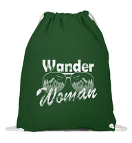 Wander Woman | Baumwoll Gymsac in Dunkelgrün von Rad&Rucksack