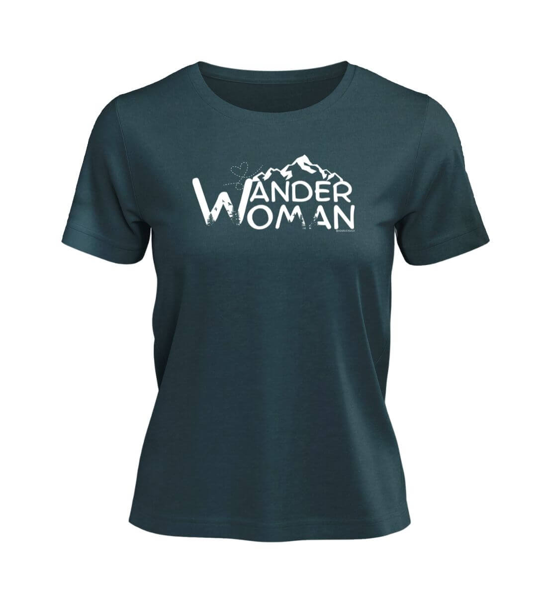 Wander Woman | Damen Premium Organic T-Shirt in Stargazer von Rad&Rucksack