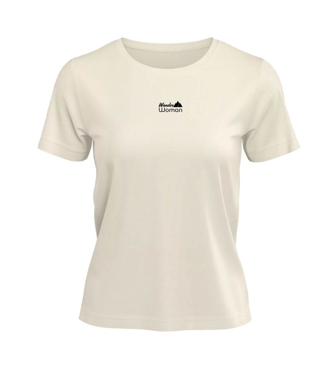 Wander Woman | Damen Premium Organic T-Shirt (Stick) in Natural Raw von Rad&Rucksack