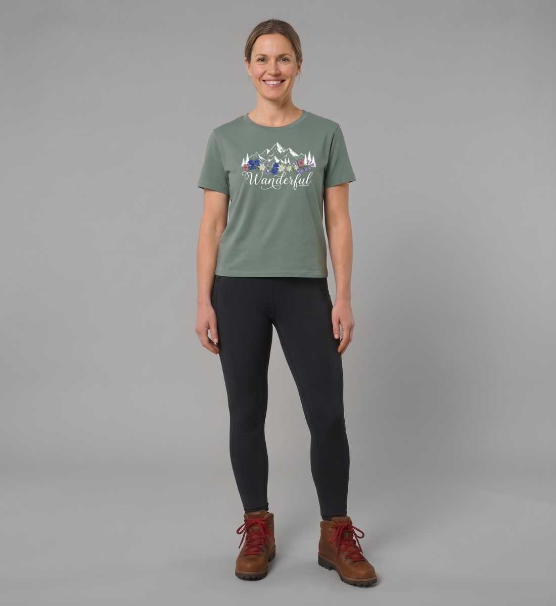 Wanderful | Damen Premium Organic T-Shirt von Rad&Rucksack - Ansicht 4