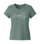 Wandern ist meine Therapie | Damen Premium Organic T-Shirt (Fitted)