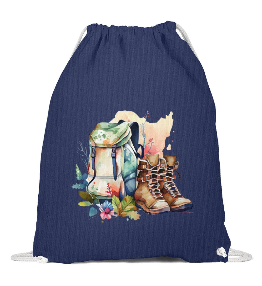 Wanderrucksack | Baumwoll Gymsac in French Navy von Rad&Rucksack