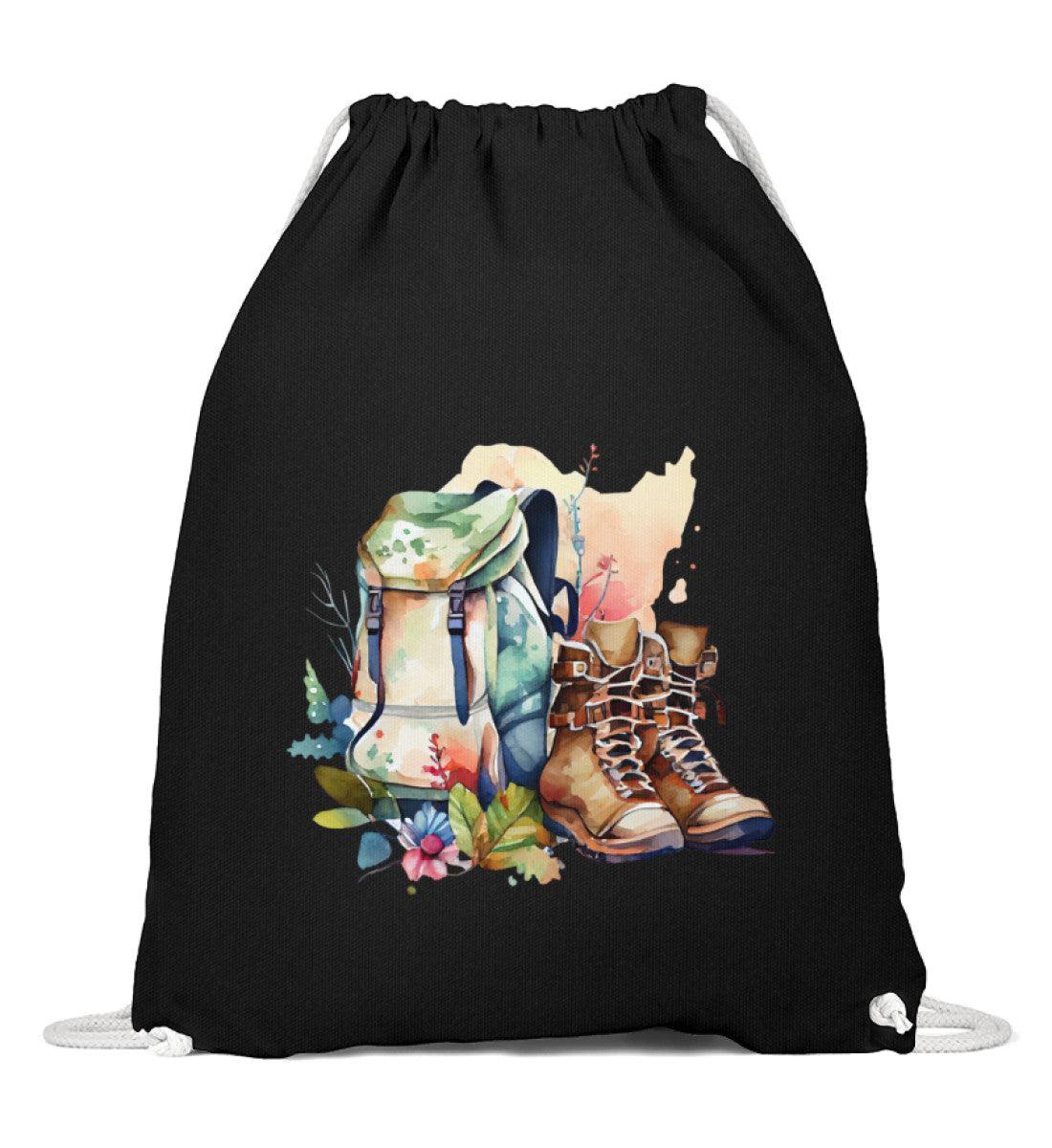 Wanderrucksack | Baumwoll Gymsac in Schwarz von Rad&Rucksack