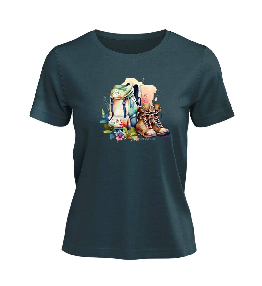 Wanderrucksack | Damen Premium Organic T-Shirt in Stargazer von Rad&Rucksack